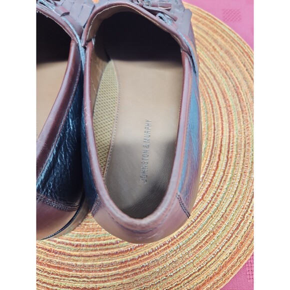 Johnston & Murphy Aragon II Kiltie Tassel Loafer Two Tone Black/Brown Mens Size main image 13